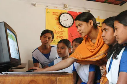 girl learning
